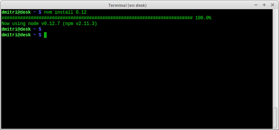 Terminal screenshot