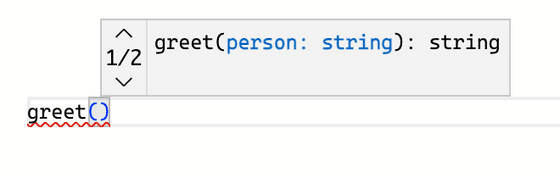 TypeScript Function Overloading Autocomplete First Signature
