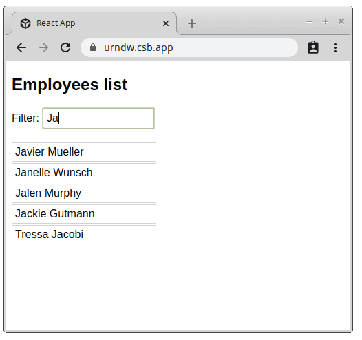 Employees Application
