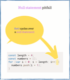 The null statement effect