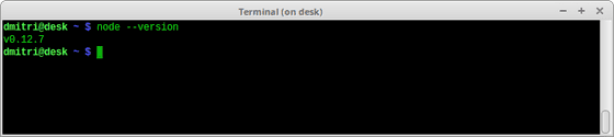 Terminal screenshot